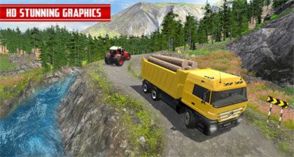 山地卡车运输木头游戏免费版